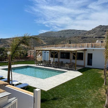 Grande Blue Suites With Private Bay Archangelos  Exterior foto