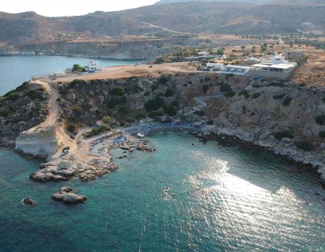 Grande Blue Suites With Private Bay Archangelos  Exterior foto