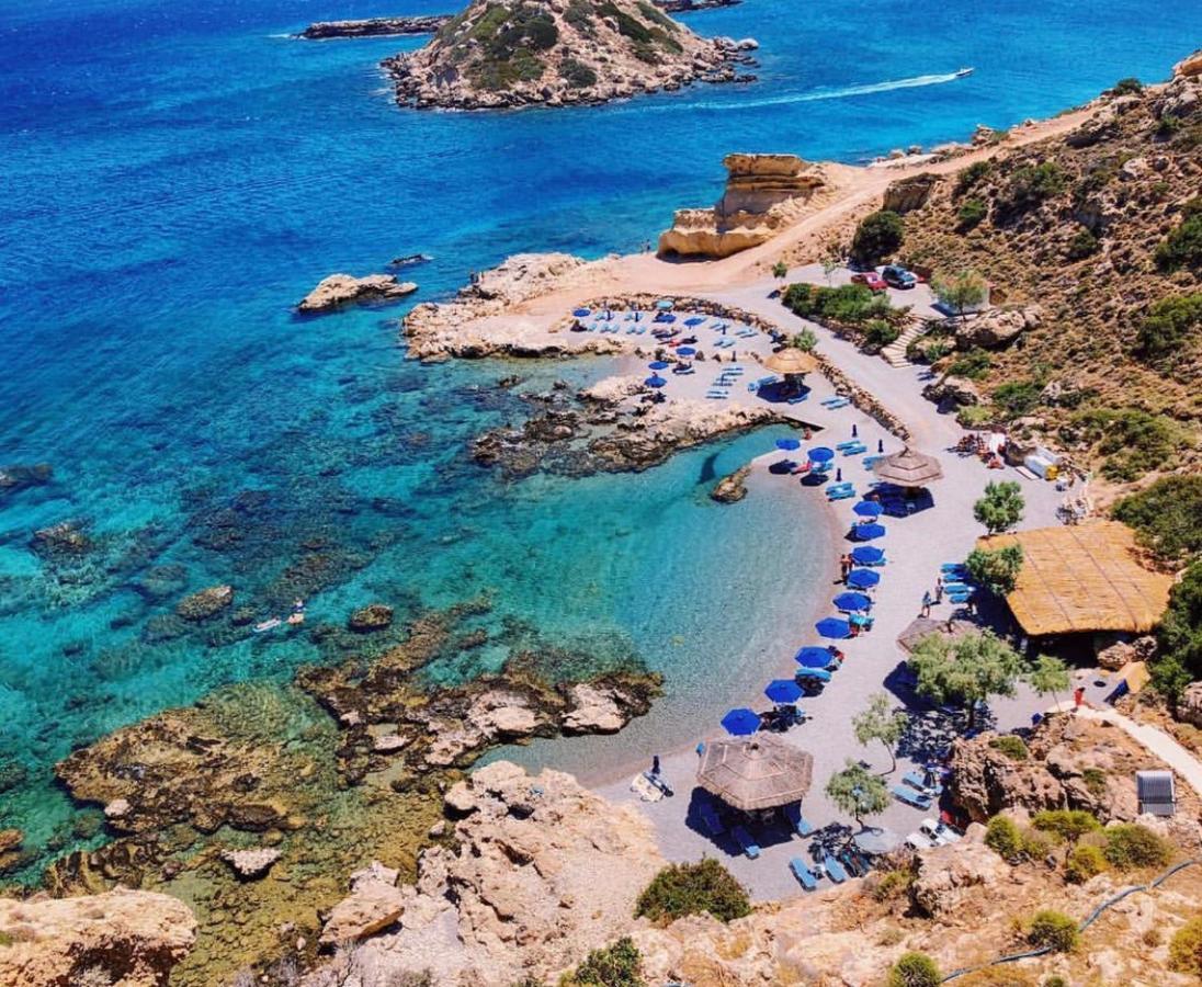 Grande Blue Suites With Private Bay Archangelos  Exterior foto