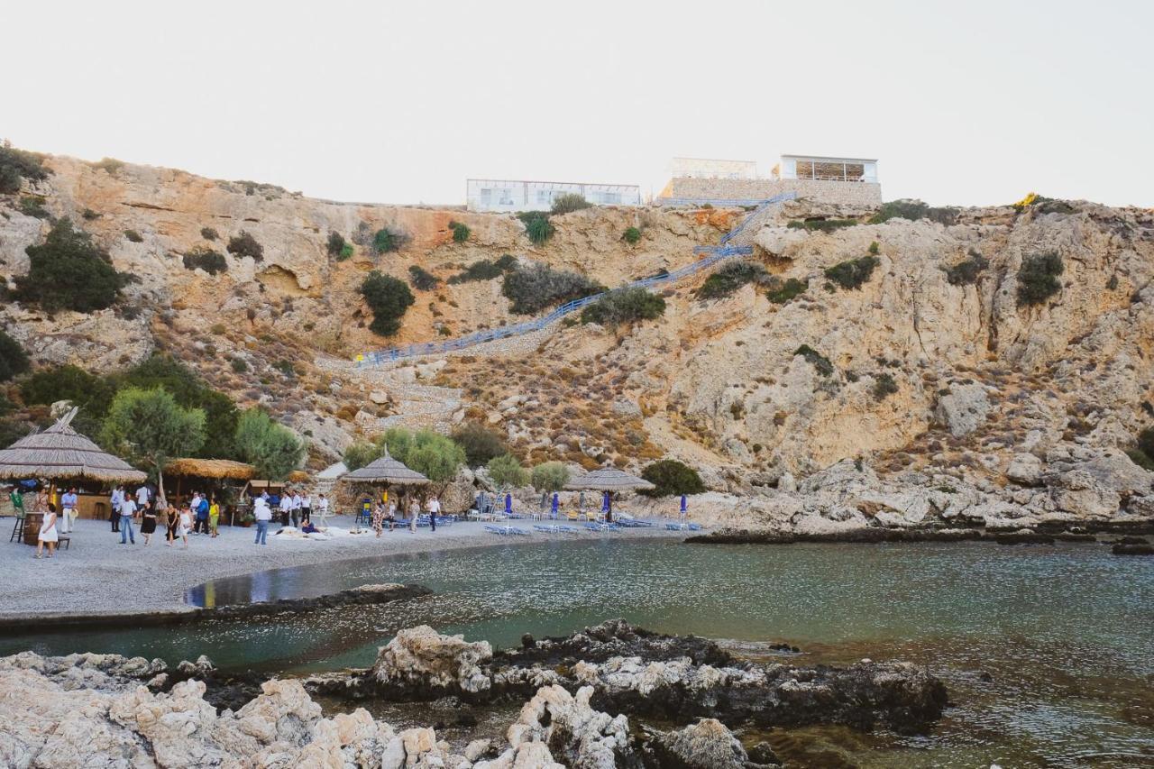 Grande Blue Suites With Private Bay Archangelos  Exterior foto