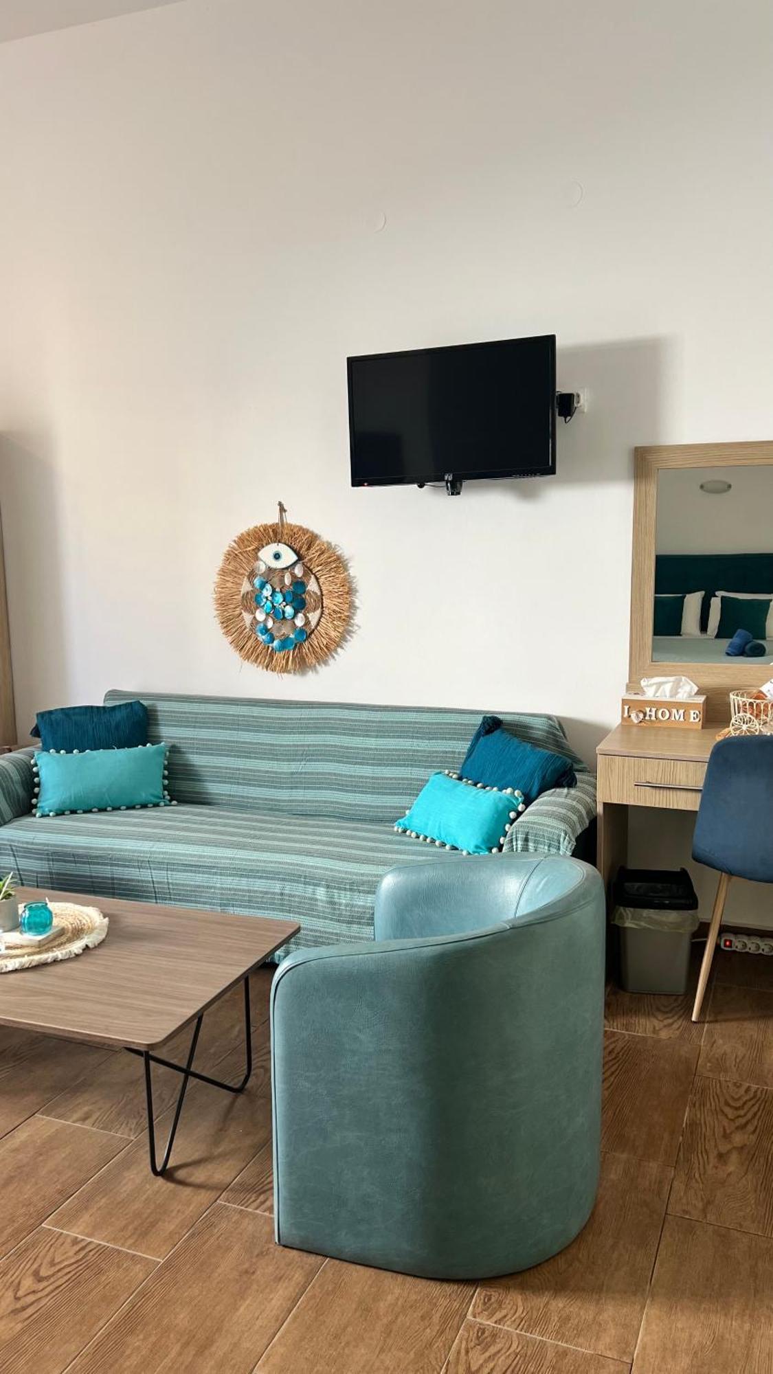 Grande Blue Suites With Private Bay Archangelos  Exterior foto